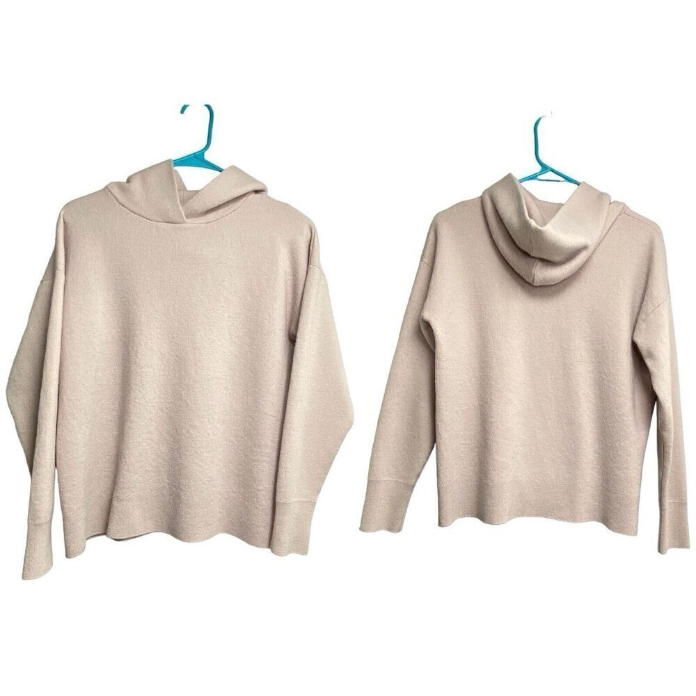 MAGASCHONI Sweater Pullover Long Sleeve Hooded Beige‎ L 7-2
